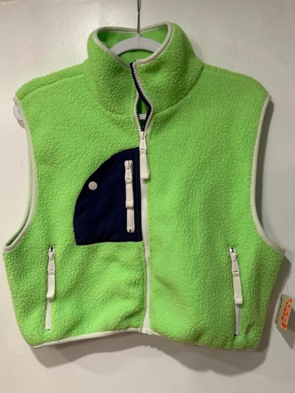 Free People Green Vest size XS